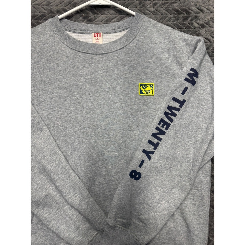 Uniqlo UT Mickey Mouse x Keith Haring Gray Graphic Sweatshirt Mens Medium (1533)
